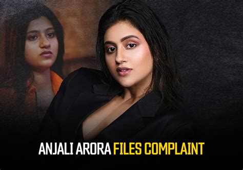 anjali aroraporn|Anjali Arora files Defamation Case over Leaked ‘Sextape’